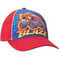 thumbnail image 3 of Nickelodeon Boys' Blaze and The Monster Machines Hat -Adjustable Cotton Baseball Cap (Toddler), 3 of 7