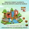 thumbnail image 3 of NCOSMOS 54PCS Magnet Blocks, Magnetic Building Block Toy for Kid 3+,Strong Magnetism,Montessori STEM Magnet Cube(Forest Adventure Story), 3 of 13