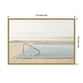 thumbnail image 7 of Amanti Art Offseason Swimming Pool Framed Canvas Wall Art Print, 7 of 7