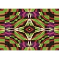 thumbnail image 1 of Ahgly Company Indoor Rectangle Patterned Pistachio Green Area Rugs, 2' x 4', 1 of 6