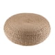 thumbnail image 2 of Cojín de asiento plano de paja acolchado ecológico hecho a japonés, cojín de piso de tatami, cáscara de maíz y maíz, 2 of 2
