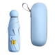 thumbnail image 1 of Miniparaguas Yinane Compacto para lluvia de Viaje para hombres y mujeres azul con estuche, 1 of 8
