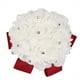 thumbnail image 4 of Ramo de Novia Sincero flores artificiales color rojo vino para bodas y decoración del hogar, 4 of 9