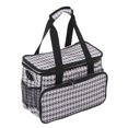 thumbnail image 3 of Bolsa de viaje para mascotas transpirable y resistente a salpicaduras bolsa portátil de almacenamiento de viajes para gatos y perros, con 2 contenedores de alimentos para acampar a pie, 3 of 10