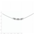 thumbnail image 2 of 925 Sterling Silver Filigrane Collier Pendentif Pendentif Breloque Station, 2 of 6
