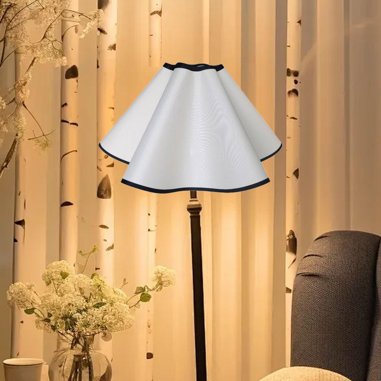 oshhni Petal Table Lamp Shade Cover Desk Light Shade for Dorm Living Room Farmhouse 38cm E27
