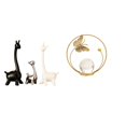thumbnail image 1 of Estatua de ciervo alce,Estatua de jirafa de cerámica,adorno moderno para decoración del hogar,Estatua de bola de cristal,Estatuas de bolas de cristal para decoración del hogar,escritorio, 1 of 8