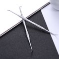 thumbnail image 4 of Milisten 2PCS Stainless Steel Toenail Nail Cleaner Double-Side Cuticle Spoon Pusher Toenail Remover Tool, 4 of 6