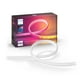 thumbnail image 1 of Philips Hue Kit de base de tira de luz LED inteligente para interiores de 6 pies con enchufe - Efecto multicolor fluido - 1 paquete - Control con la aplicación Hue - Funciona con Alexa Google Assistan, 1 of 1