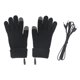 thumbnail image 4 of Guantes calefactables eléctricos con USB, conectados a un adaptador para portátil para calentar las manos. Negro, 4 of 9