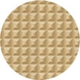 thumbnail image 1 of Ahgly Company Machine Washable Indoor Round Transitional Cinnamon Brown Area Rugs, 8' Round, 1 of 7