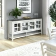 thumbnail image 2 of Twin Star Home Modern Farmhouse Sideboard with Glass Doors, 2 of 8