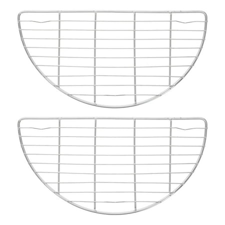 

WHAMVOX 2 Pcs Baking Grid Rack Make Tea 20.10X10.40X0.60CM Silver