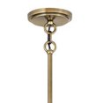 thumbnail image 5 of Hinkley Clarke 4895WS 4-Light 25" Modern Chandelier in Warm Brass & Black, 5 of 7