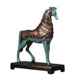 thumbnail image 2 of Estatua de caballo de guerra de pie de resina, decoración de mesa, figura de caballo pintada a mano para Estilo A, 2 of 9