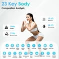 thumbnail image 2 of Báscula inteligente CLORIS para peso corporal, grasa corporal, báscula digital para baño para un IMC preciso, composición de masa muscular, analizador de salud con aplicación Bluetooth, 2 of 5