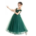 thumbnail image 3 of Ekidsbridal Sequins Off the Shoulder Flower Girl Dresses Communion Baptism Evening Formal Party Gown 322 6, 3 of 6