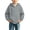 Gray, variant on Boys Fashion Hoodie Jackets Casual Long Sleeve Lightweight Loose Fit Kids Zip Up Sweatshirt Blue 5-14 Years