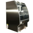 thumbnail image 3 of NSF 37 in. Commercial Seafood Raw Meat Refrigerated Case 16.5 Cu.Ft. Stainless Steel Refrigerated Case, 3 of 11