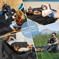thumbnail image 7 of TOPRenddon Extra Large Waterproof Picnic Mat - 200x145cm Foldable Camping Blanket with Thermal Fleece for Beach, Hiking, RV (Tear-Resistant & Machine Washable), 7 of 7
