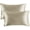 White, variant on Khaki Satin Pillowcase (2 Pack) Queen Size (20x30 inches)