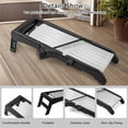 thumbnail image 3 of shiyou-Adjustable Mandoline Slicer with Multiple Blades - Professional Kitchen Vegetable Cutter for Slicing, Julienne, and Dicing - Includes Safety Hand Guard, Peeler, and Non-Slip Base, 3 of 4