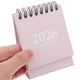 thumbnail image 2 of GOOHOCHY Calendario de escritorio 2026 mensual con caballete, bloc mensual, calendario pequeño de pie para el hogar y la oficina, color rosa, 2 of 7