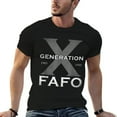 thumbnail image 3 of Generation X Funny FAFO Mens T Shirts Cotton Short Sleeve T-Shirt Crew Neck Tees Casual Shirt, 3 of 5