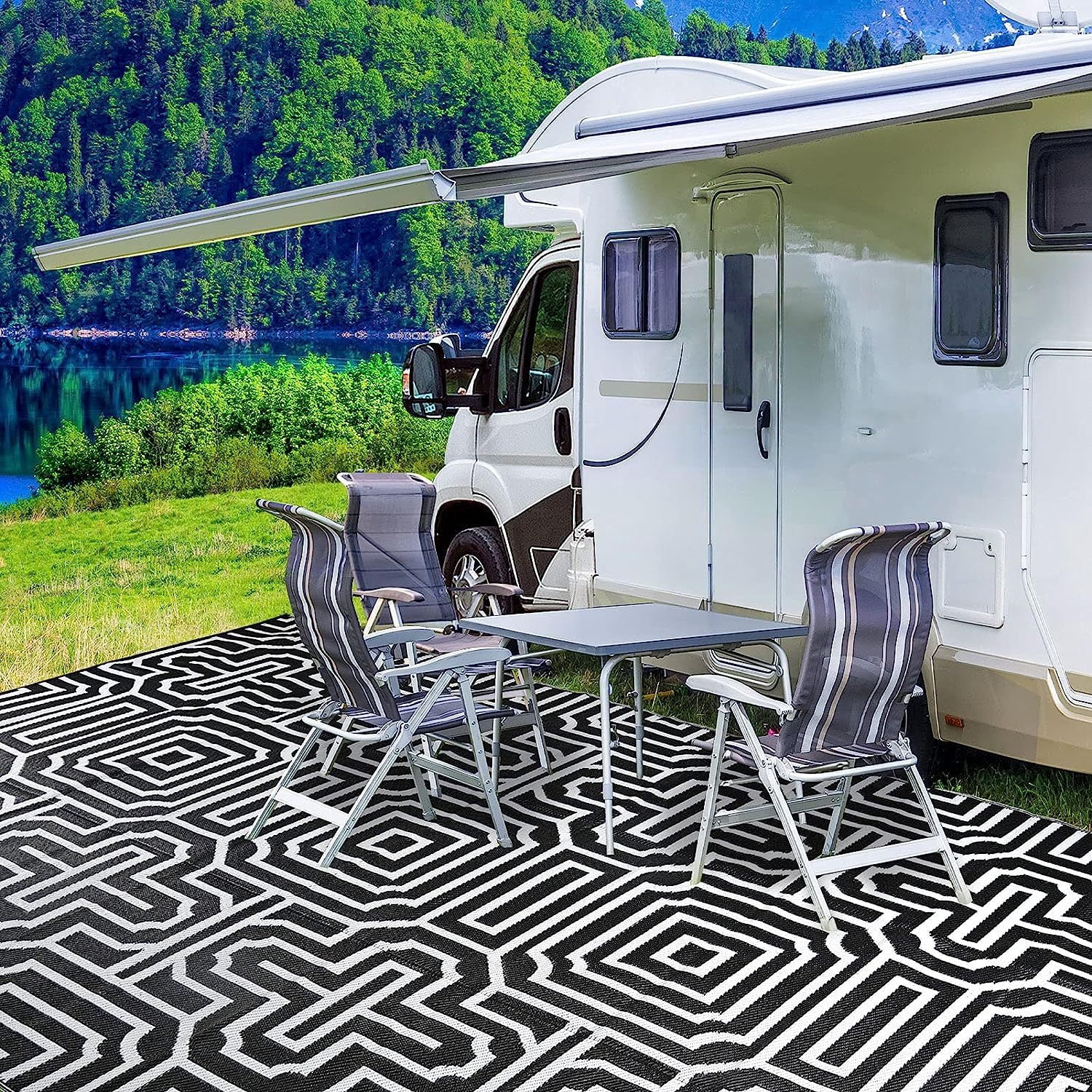 Customized Rv Rugs Outdoor Rv Rugs : The Ultimate Guide to RV Patio Mats & Outdoor Rugs – DJZL