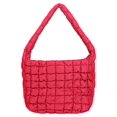 thumbnail image 2 of Gustave Quilted Tote Shoulder Bag for Women Lightweight Padded Puffy Casual Slouchy Hobo Bag Large Capacit Handbag Purse with Zipper "Rose Red", 2 of 9