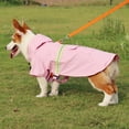 thumbnail image 4 of Dog Raincoat Waterproof Hoodie Jackets Rain Poncho Pet Raincoat Clothes with Reflective Stripes Outdoor Dog Raincoat, 4 of 8