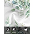 thumbnail image 7 of Green Eucalyptus Leaves Cloth Napkins Set of 8 Reusable Dinner Napkins, Summer Botanical Daisy Floral Cocktail Napkin Washable Table Napkins for Wedding/Holiday Party/Baby Shower 20"x20", 7 of 7