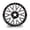 Black #7, variant on 4-Pack Wheel Rims Replacement ET40 20"x8.5" Rim for Mercedes-Benz S320 S350 S400 S450 S500 S550 S560 S600 AMG 2013-2021 Split Spoke