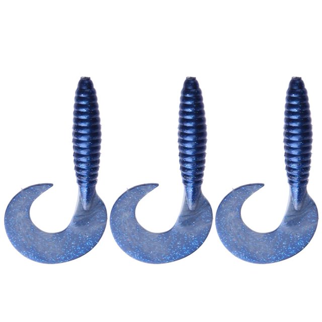 3 uds 8,5 cm en forma de U Artificial suave señuelo Wobbler cebo aparejos de pesca (SC004 Likrtyny Para estrenar