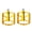 Gold, variant on CEORPER 9/16'' Thread Bikes Pedalling Platform Sealed Bearing Bikes Pedalling