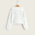 thumbnail image 4 of Godom Toddler Sweatshirt Warm Ear Cute Girl Hooded Baby Kids Thick Hoodies for Teen Girls, 4 of 7