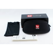 Bolle Strix Polarized Matte Black Unisex Sport Wrap Sunglasses with Mirror Lens - BS022002