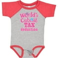 thumbnail image 3 of Inktastic Tax Deduction Worlds Cutest Girls Girls Baby Bodysuit, 3 of 5