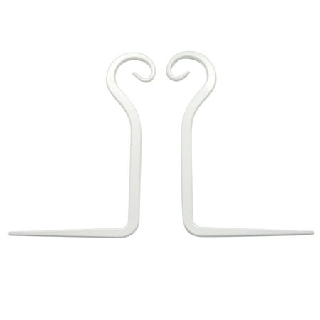 

Simple Wall Hooks Wrought Iron Bending Forming Hooks Clothes Hooks Basket Hooks S- Hooks Basket Hooks White with Mounting Accessories