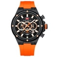 thumbnail image 2 of Men's Watches Luxury Sport Quartz Men's Quartz Watch Waterproof With Luminous Hands Chronograph Silicone Strap Wristwatch, 2 of 6