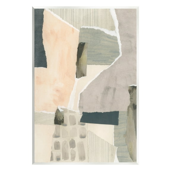 Stupell Industries Neutral Patterns Abstract Abstract Painting Unframed Art Print Wall Art, 10 x 15