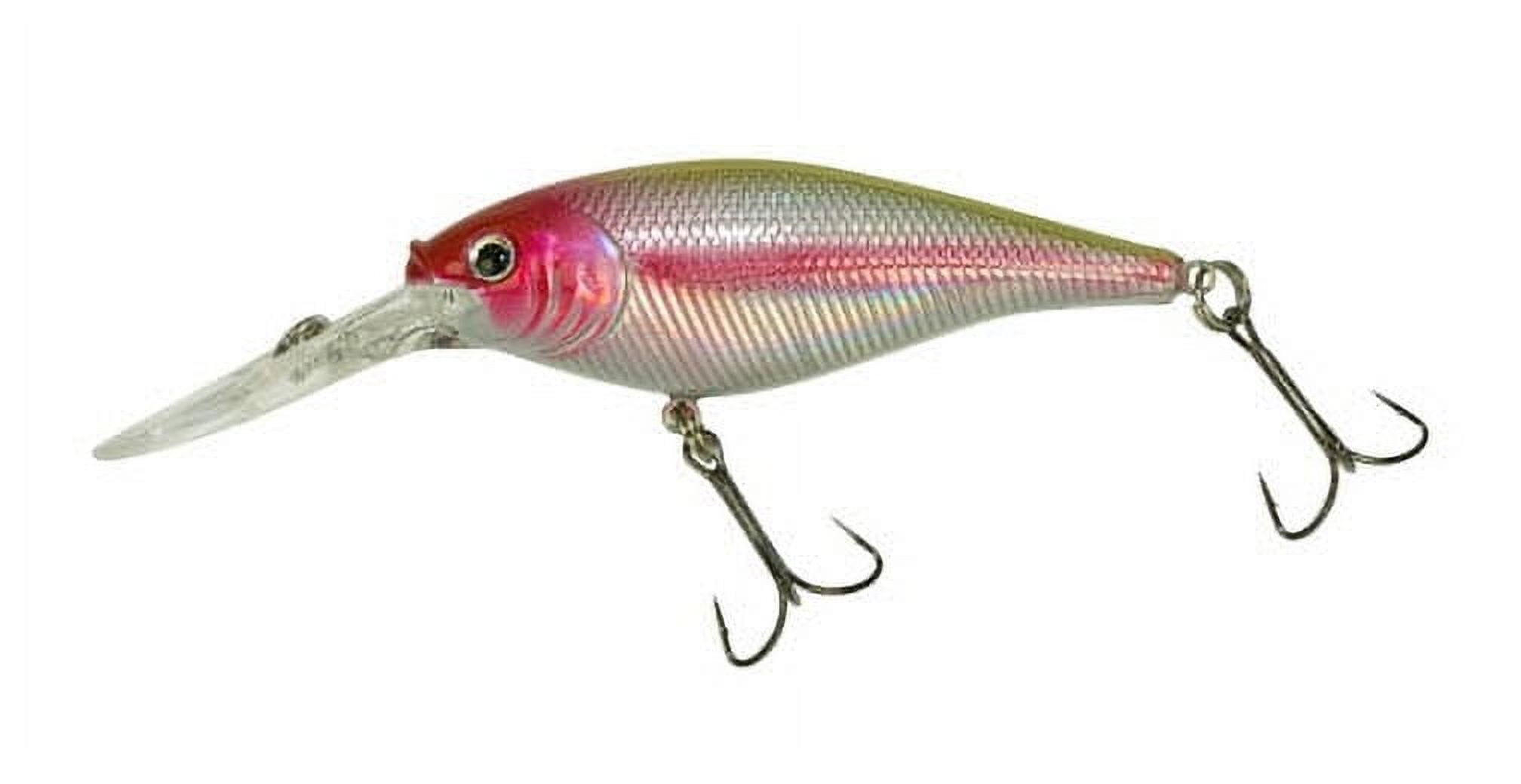 (2 pack) Berkley Flicker Shad Fishing Lure, Chrome Clown, 3/16 oz