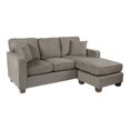 thumbnail image 2 of AveSix Russell - Sectional sofa - armrests - polyester - gray, 2 of 11