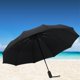 thumbnail image 4 of portátil de doble capa Botón automático ran tamaño Protección 3 plegable Fuerte para protección solar Soledad paraguas para hombre, 4 of 8