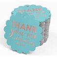 thumbnail image 4 of Inkdotpot Pack Of 50 Thank You For Celebrating With Us Bridal Shower-Baby Shower-Retirement-Wedding-Birthday Favor Paper Tags Craft Real Rose Gold Foil Hang Tags, 4 of 7