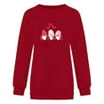 thumbnail image 4 of Meichang Sweatshirts à Col Rond pour Femmes, Sweatshirts de la Saint-Valentin, Hauts de Vacances, Sweatshirts Graphiques Cœur d'Amour, Manches Longues, Cadeaux de la Saint-Valentin, 4 of 4