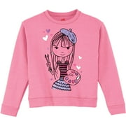Girls' EcoSmart Fleece Crew Sweatshirt