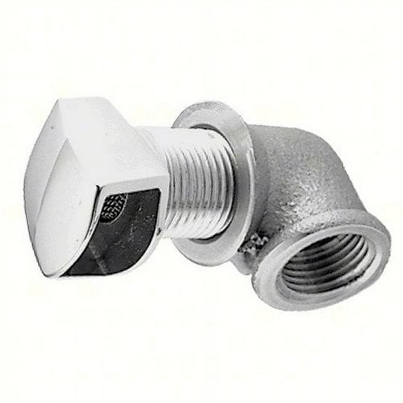 Perko Chrome Plated Bronze 90 Degree Gas Tank Vent for 1/2" Hose