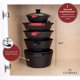 thumbnail image 2 of Organizador de ollas y sartenes Cuisinel – Estante para sartenes resistente de 15.0 in – Paquete de 2 – Almacenamiento de organización de encimera/gabinete de cocina – Soporte para tabla de cortar de, 2 of 5