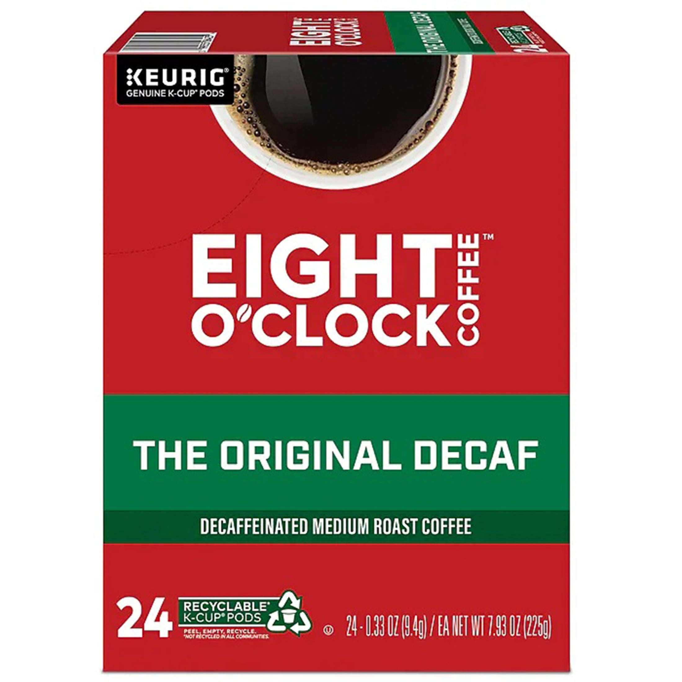 Eight O'clock The Original Decaf, K-Cup Portion Pack for Keurig Brewers (24 Count) (1x16oz)